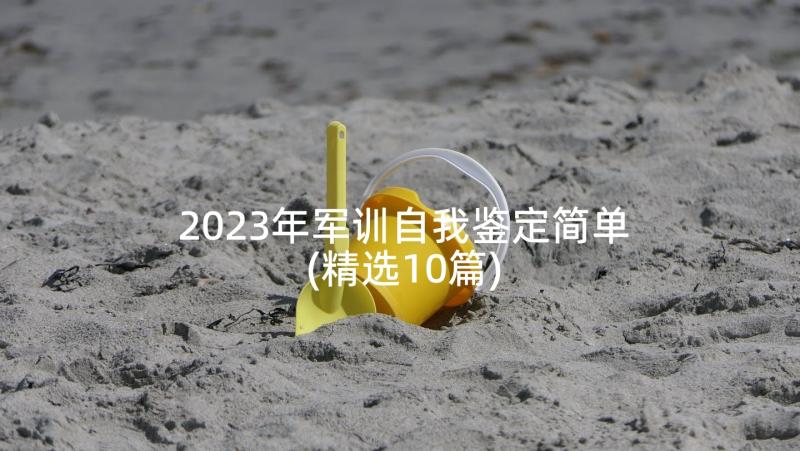 2023年军训自我鉴定简单(精选10篇)