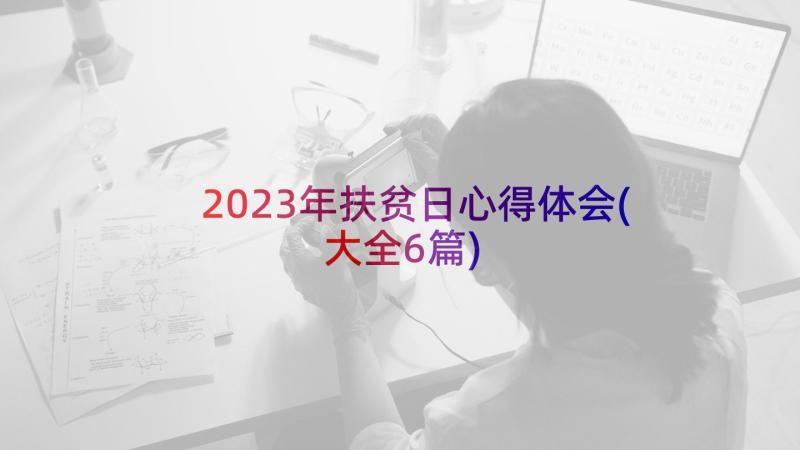 2023年扶贫日心得体会(大全6篇)