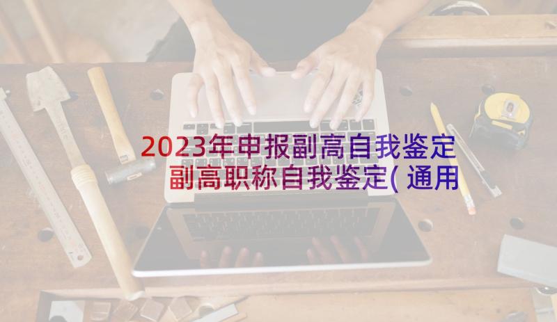 2023年申报副高自我鉴定 副高职称自我鉴定(通用5篇)