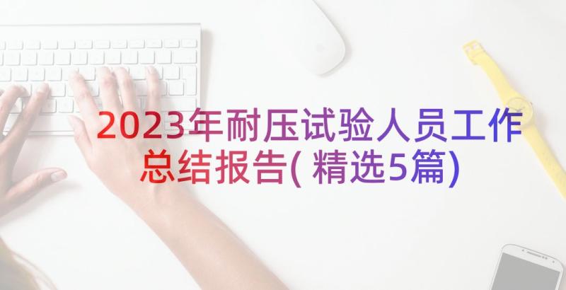 2023年耐压试验人员工作总结报告(精选5篇)