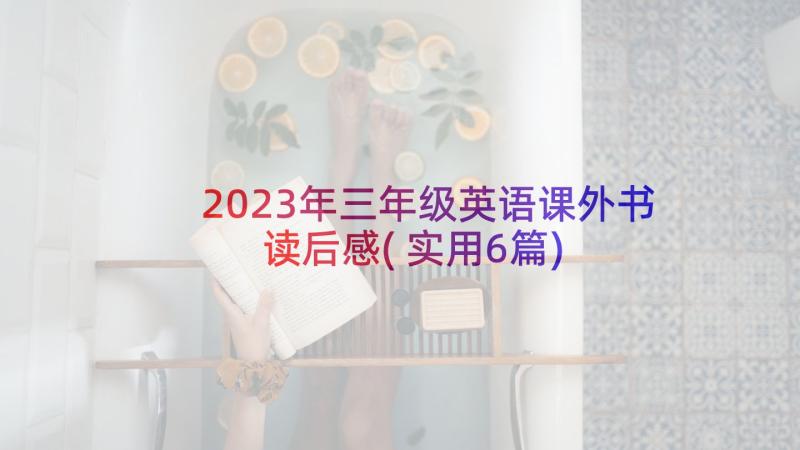 2023年三年级英语课外书读后感(实用6篇)