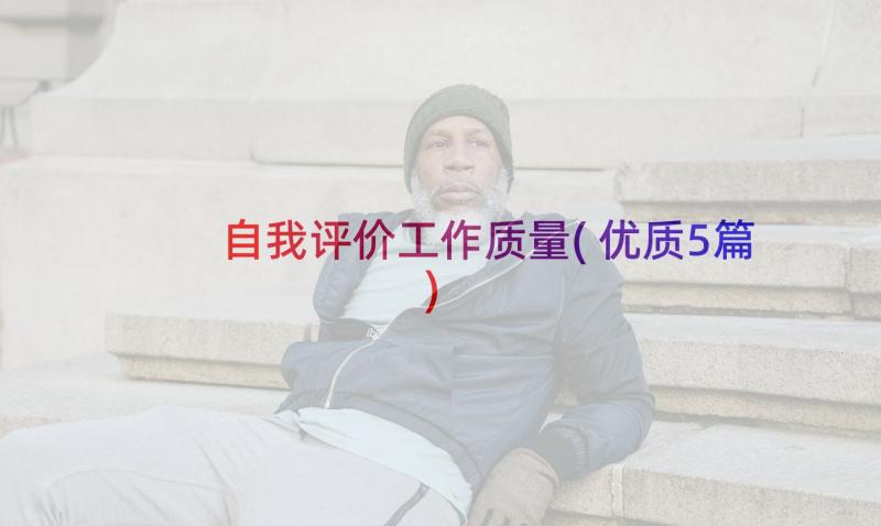 自我评价工作质量(优质5篇)