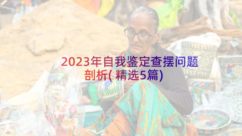 2023年自我鉴定查摆问题剖析(精选5篇)