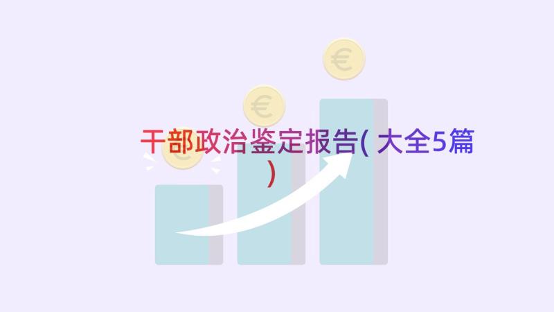 干部政治鉴定报告(大全5篇)