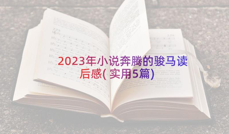 2023年小说奔腾的骏马读后感(实用5篇)