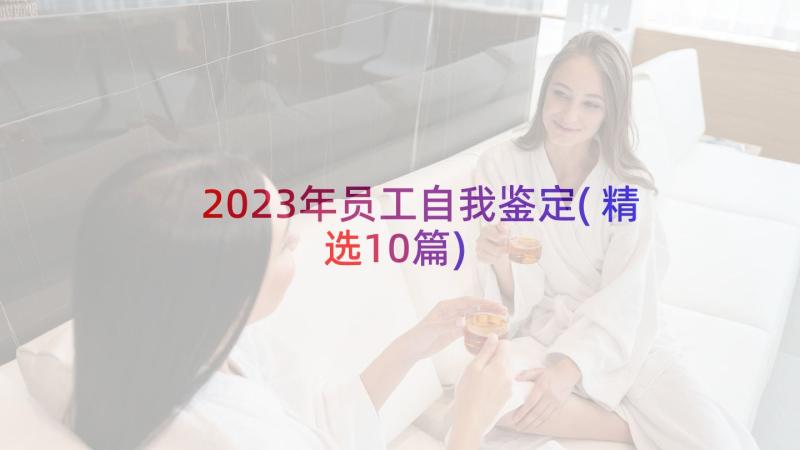 2023年员工自我鉴定(精选10篇)