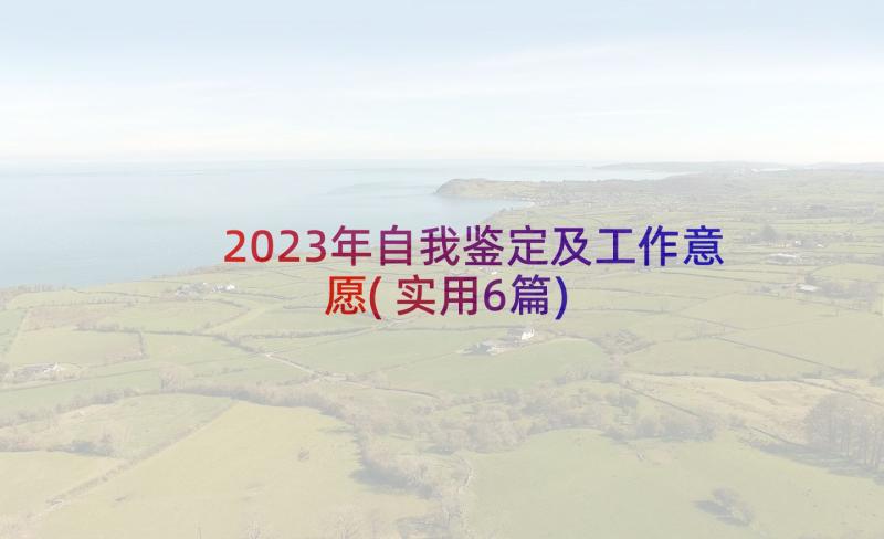 2023年自我鉴定及工作意愿(实用6篇)