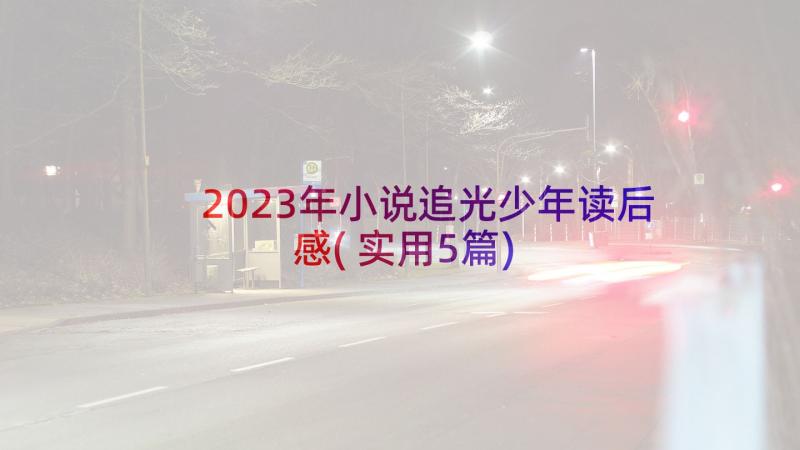 2023年小说追光少年读后感(实用5篇)