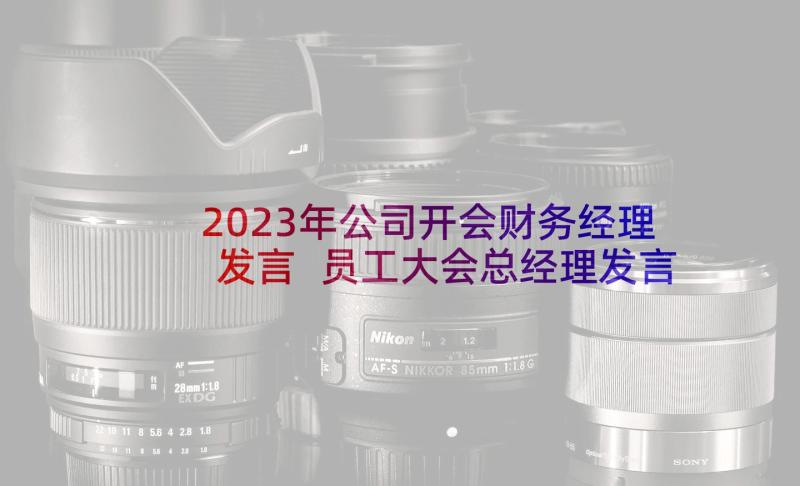 2023年公司开会财务经理发言 员工大会总经理发言稿(实用6篇)