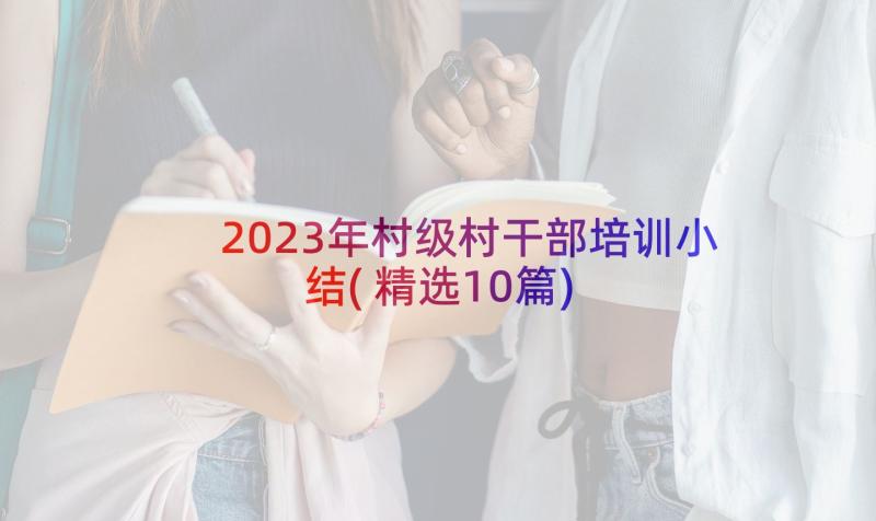 2023年村级村干部培训小结(精选10篇)