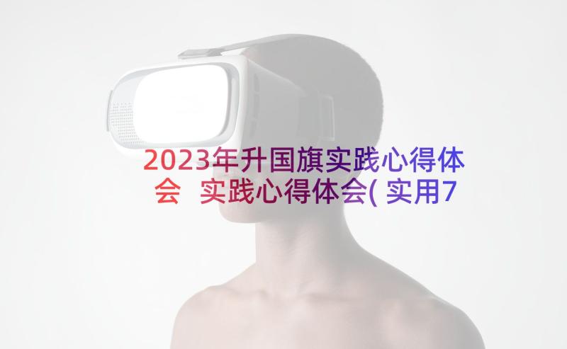 2023年升国旗实践心得体会 实践心得体会(实用7篇)