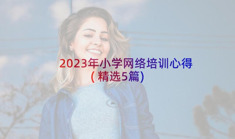 2023年小学网络培训心得(精选5篇)