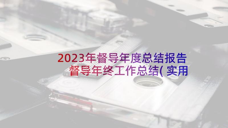 2023年督导年度总结报告 督导年终工作总结(实用7篇)