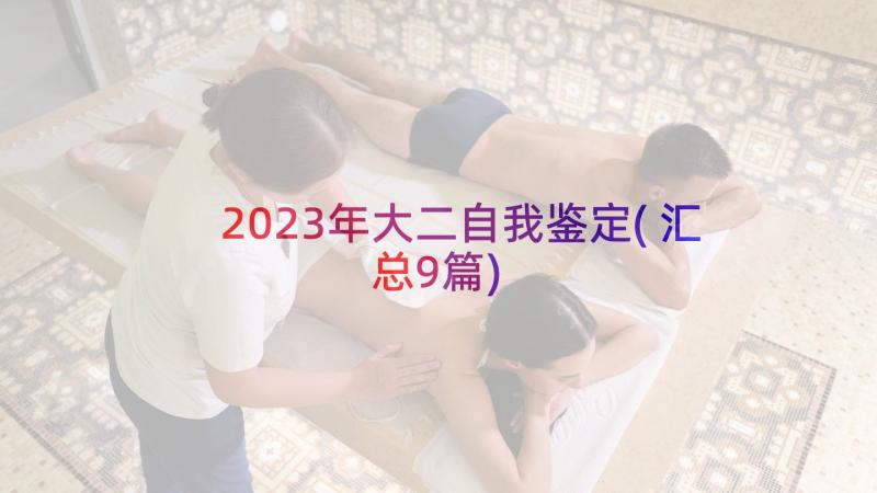 2023年大二自我鉴定(汇总9篇)