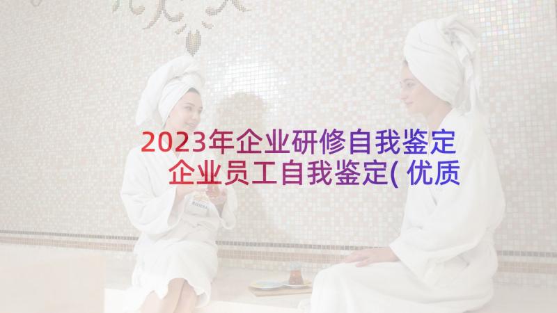 2023年企业研修自我鉴定 企业员工自我鉴定(优质7篇)