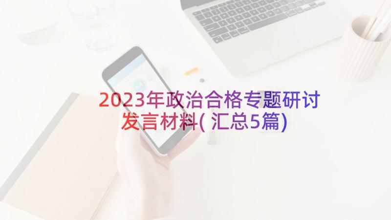 2023年政治合格专题研讨发言材料(汇总5篇)