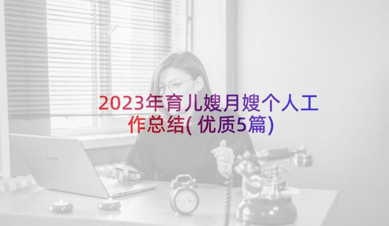 2023年育儿嫂月嫂个人工作总结(优质5篇)