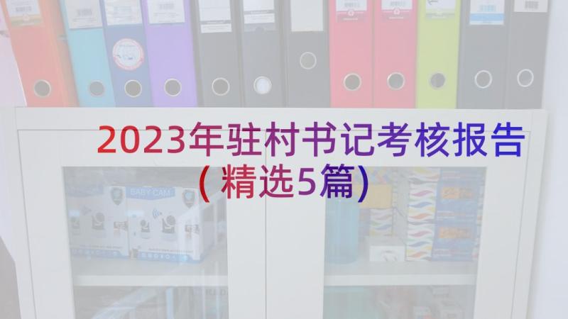 2023年驻村书记考核报告(精选5篇)