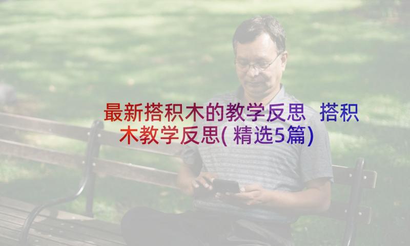 最新搭积木的教学反思 搭积木教学反思(精选5篇)