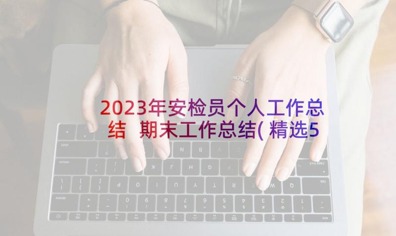 2023年安检员个人工作总结 期末工作总结(精选5篇)