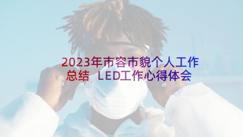 2023年市容市貌个人工作总结 LED工作心得体会(大全6篇)