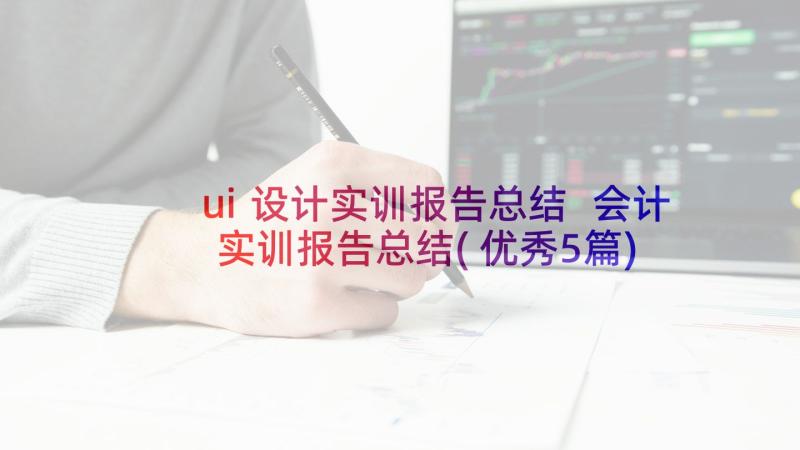 ui设计实训报告总结 会计实训报告总结(优秀5篇)