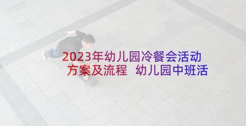 2023年幼儿园冷餐会活动方案及流程 幼儿园中班活动方案(精选9篇)