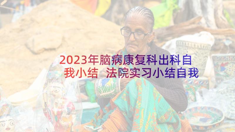 2023年脑病康复科出科自我小结 法院实习小结自我鉴定(大全8篇)