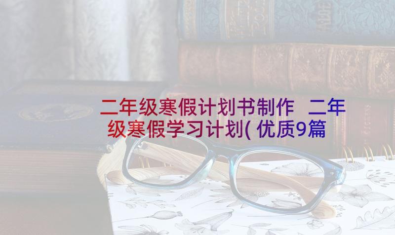 二年级寒假计划书制作 二年级寒假学习计划(优质9篇)