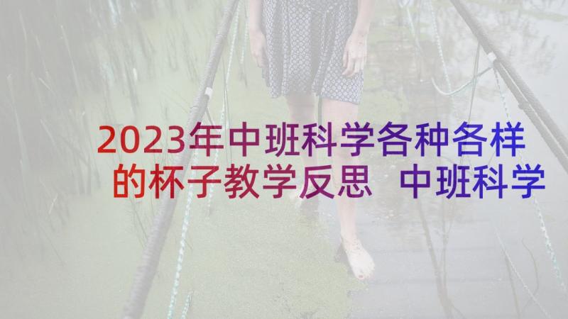 2023年中班科学各种各样的杯子教学反思 中班科学活动教案及反思(优质9篇)