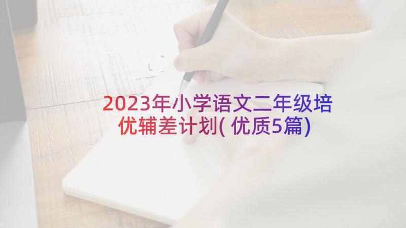 2023年小学语文二年级培优辅差计划(优质5篇)