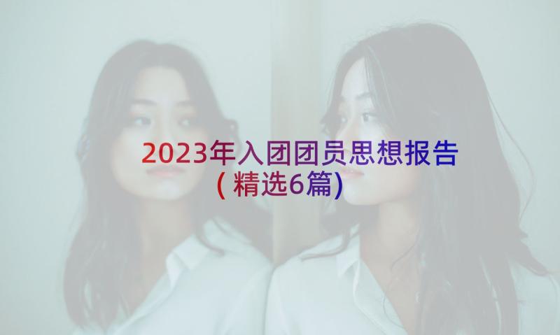 2023年入团团员思想报告(精选6篇)