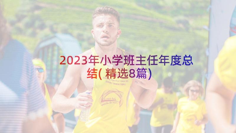 2023年小学班主任年度总结(精选8篇)