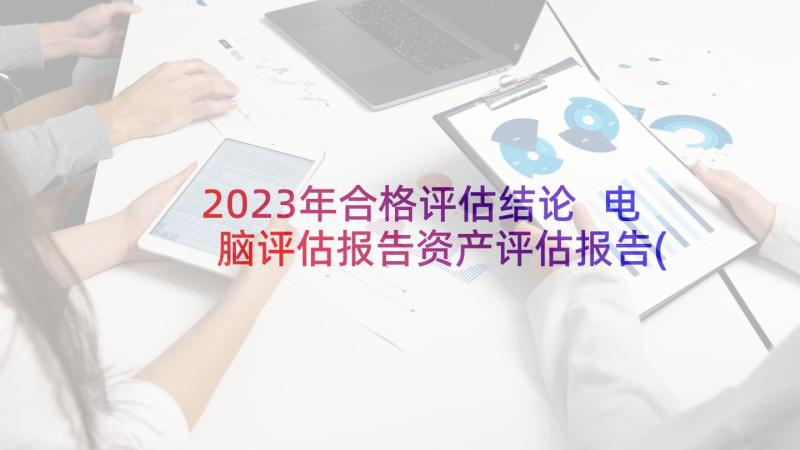 2023年合格评估结论 电脑评估报告资产评估报告(精选9篇)