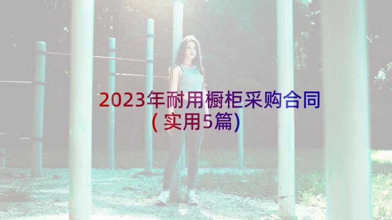 2023年耐用橱柜采购合同(实用5篇)