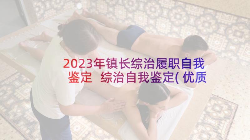 2023年镇长综治履职自我鉴定 综治自我鉴定(优质5篇)