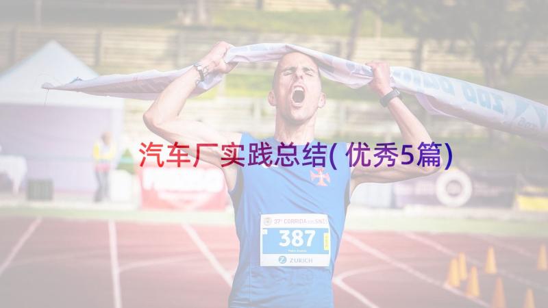 汽车厂实践总结(优秀5篇)