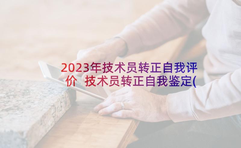 2023年技术员转正自我评价 技术员转正自我鉴定(汇总5篇)