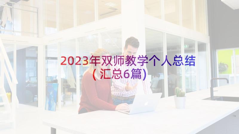 2023年双师教学个人总结(汇总6篇)