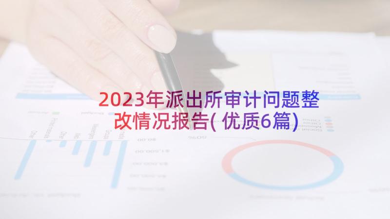 2023年派出所审计问题整改情况报告(优质6篇)