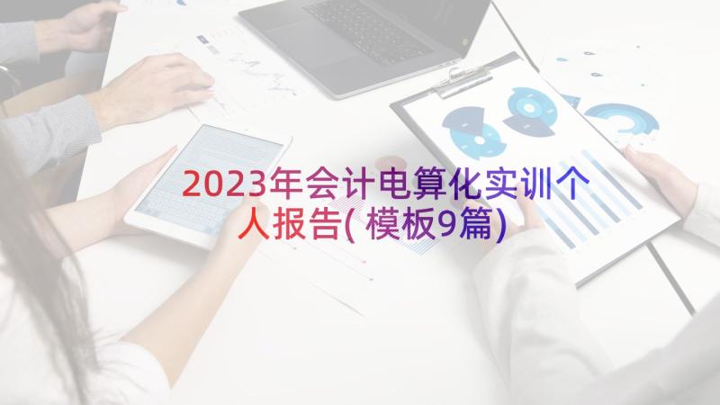 2023年会计电算化实训个人报告(模板9篇)