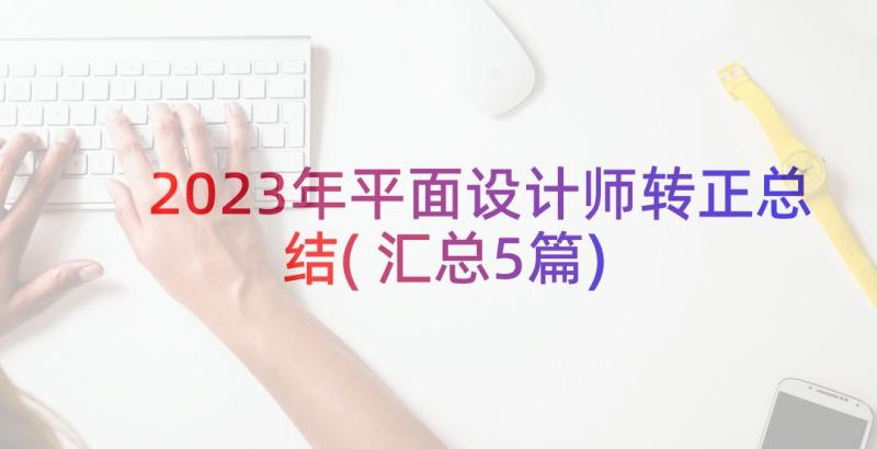 2023年平面设计师转正总结(汇总5篇)