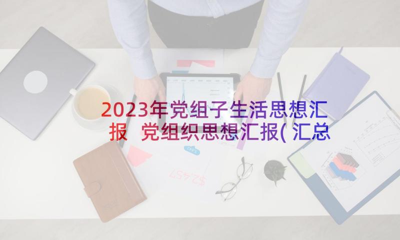 2023年党组子生活思想汇报 党组织思想汇报(汇总8篇)