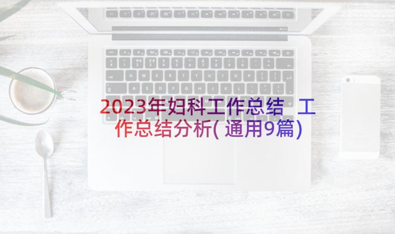 2023年妇科工作总结 工作总结分析(通用9篇)