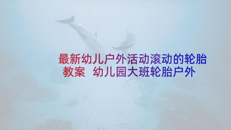 最新幼儿户外活动滚动的轮胎教案 幼儿园大班轮胎户外活动教案(精选5篇)