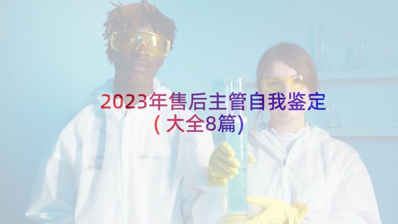 2023年售后主管自我鉴定(大全8篇)