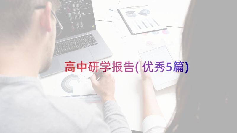 高中研学报告(优秀5篇)