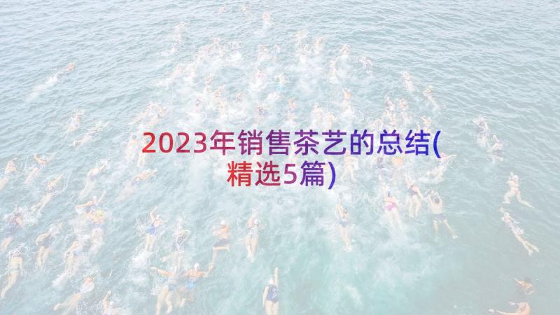 2023年销售茶艺的总结(精选5篇)