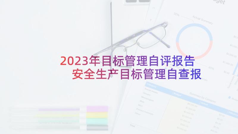 2023年目标管理自评报告 安全生产目标管理自查报告(模板5篇)