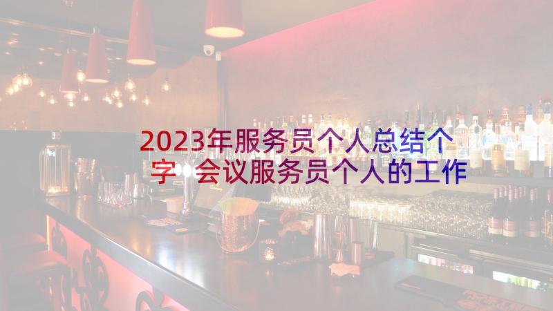 2023年服务员个人总结个字 会议服务员个人的工作总结(精选6篇)